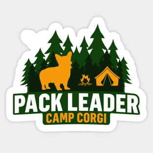 Camp Corgi Pack Leader Sticker
